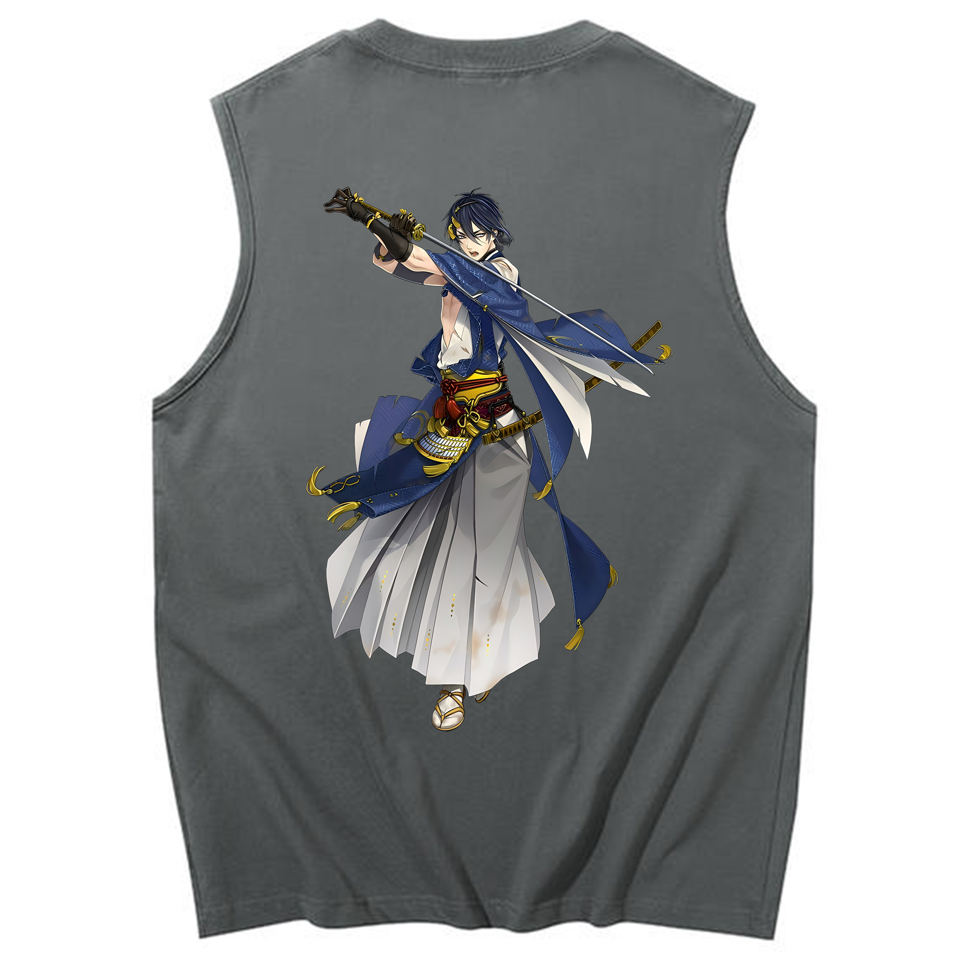 （画像用） 刀剣乱舞 Touken Ranbu コットン100％タンクトップ（背面プリント）